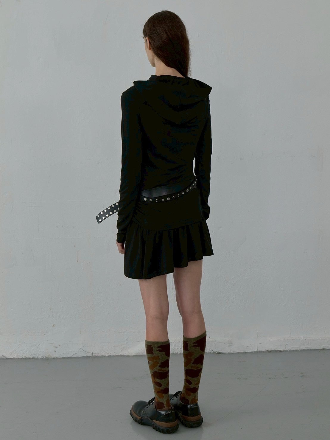 【LCDC】HOODED JERSEY DRESS / 【エルシーディーシー・ティーエム】フードジャージワンピース