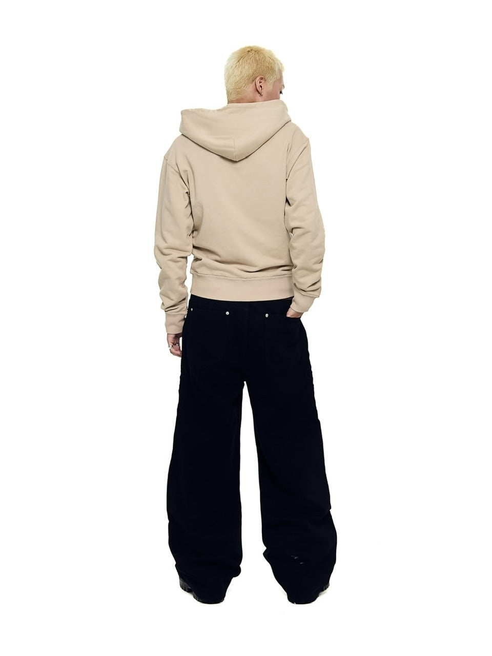 【AAKAM】Needlework Wave Cotton Pants