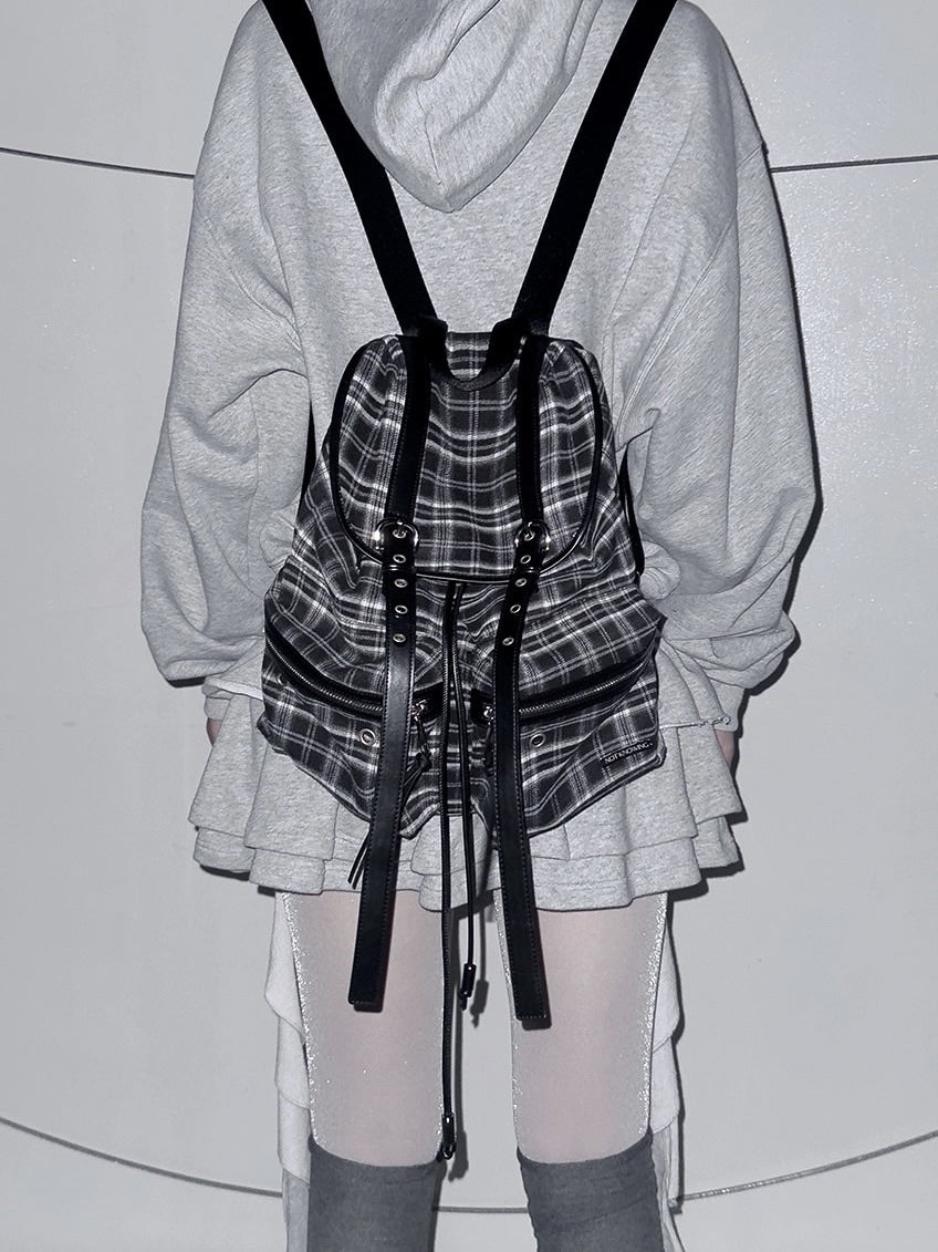 【NOT KNOWING】Double Belted Moto Backpack / 【ノットノーイング】ダブルベルトモトバックパック