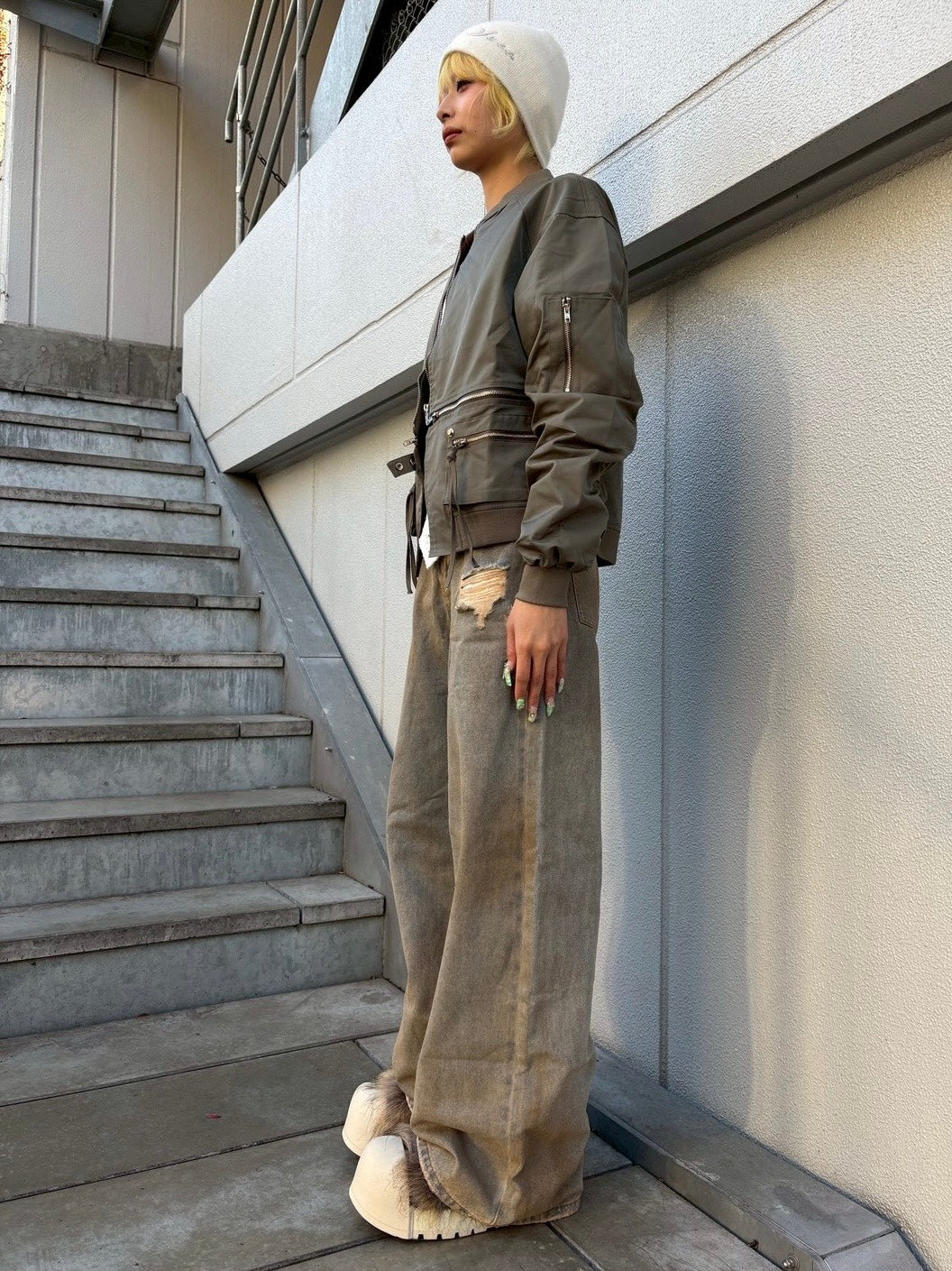 【Never mind the XU】2way light jacket / 【ネバーマインドザエックスユー】ツーウェイライトジャケット