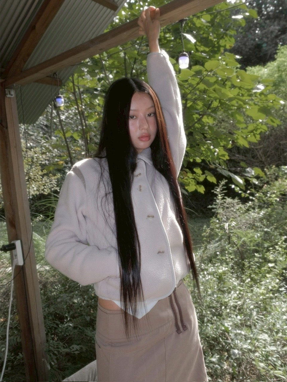 【FLAREUP】Wave Fleece Jacket / 【フレアアップ】ウェーブフリースジャケット