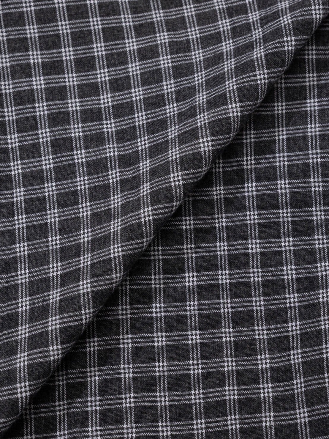 12/21 20:00 再販【Uglyshadow】BUTTON CHECK FRILL BLOUSE