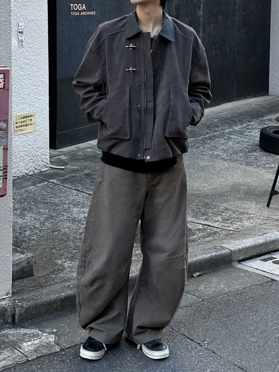 大阪店WEB限定受注制【Chikashitsu +】deep ballon curve pants / 【チカシツプラス】ディープバルーンカーブパンツ (2color)