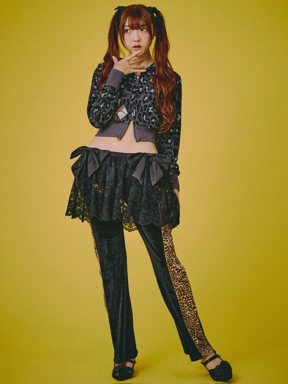 【GALFY】フユGAL 豹パーカー