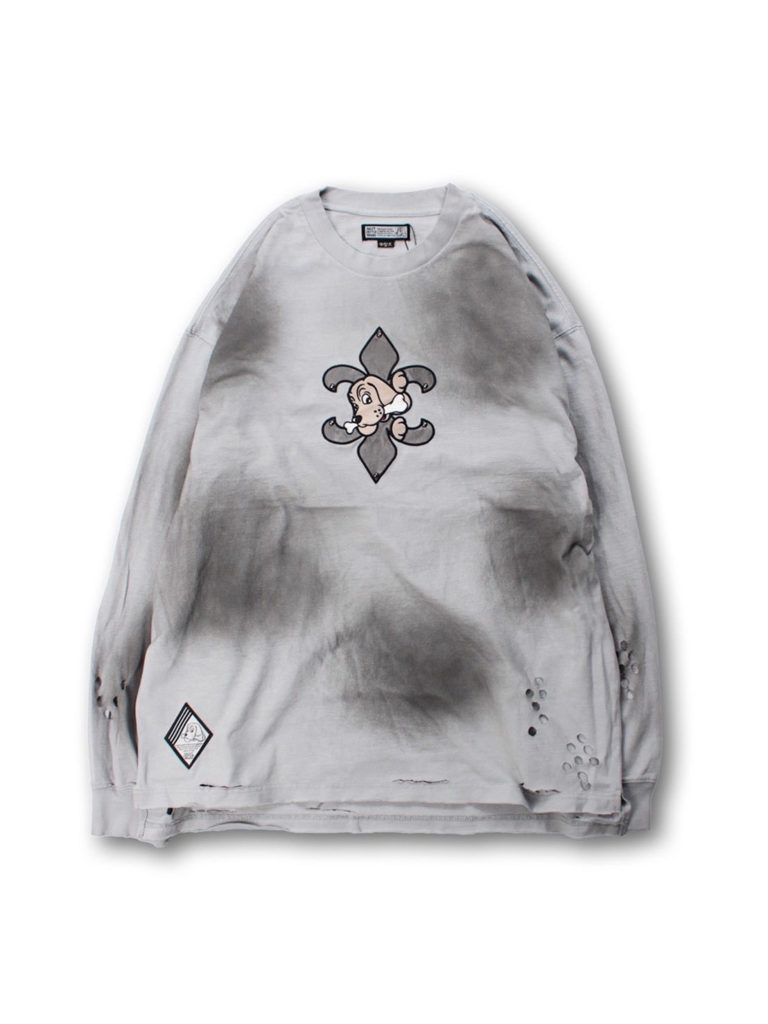 【GALFY】ぼろぼろロゴ百合の紋ロンTee