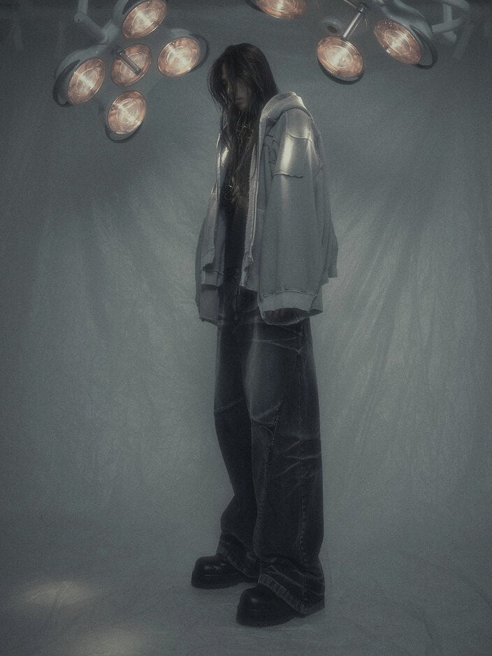 【SURGERY】surgery remake pigment hood jacket / 【サージェリー】サージェリー リメイク ピグメント フード ジャケット