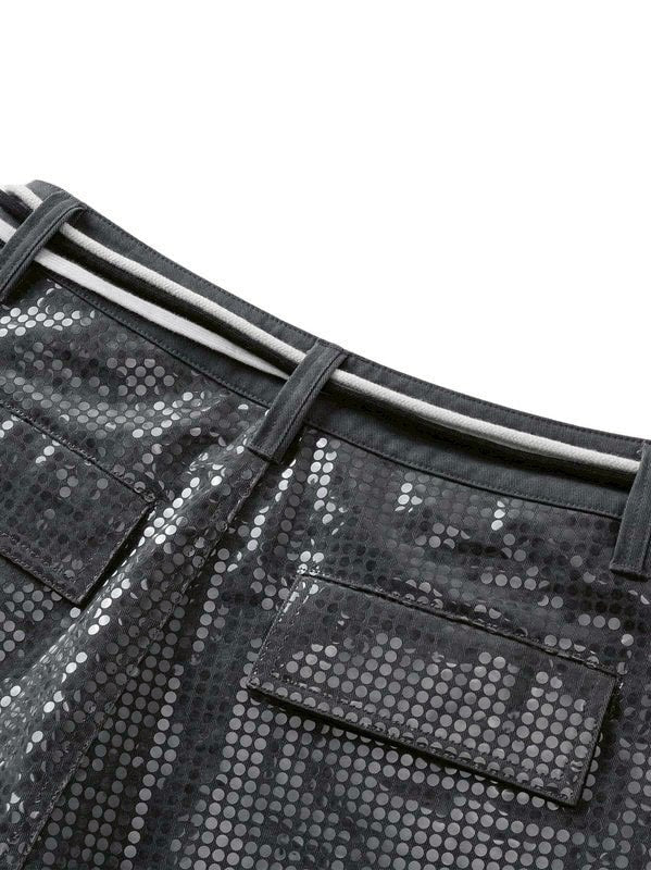 【The Boy Has No Patience】Transparent Pressed French Work Pants / 【ザボーイハズノーペーシェンス】ベルトストリングデニムパンツ