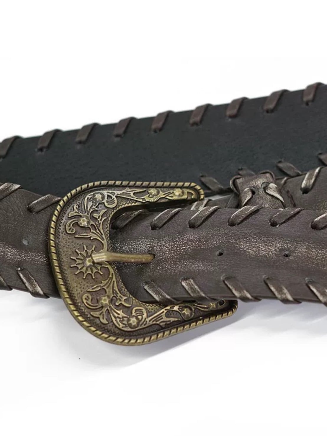 【Cest Nous】Vintage Lace-up Belt / 【セヌー】ビンテージレースアップベルト