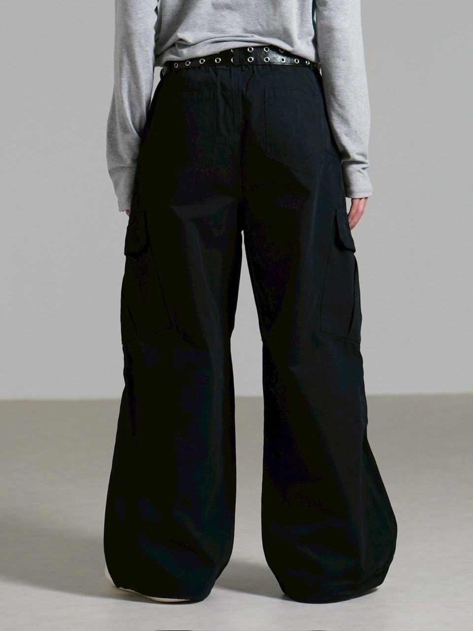 受注制【Chikashitsu +】rib cotton curve cargo pants / 【チカシツプラス】リブコットンカーブカーゴパンツ (3color)