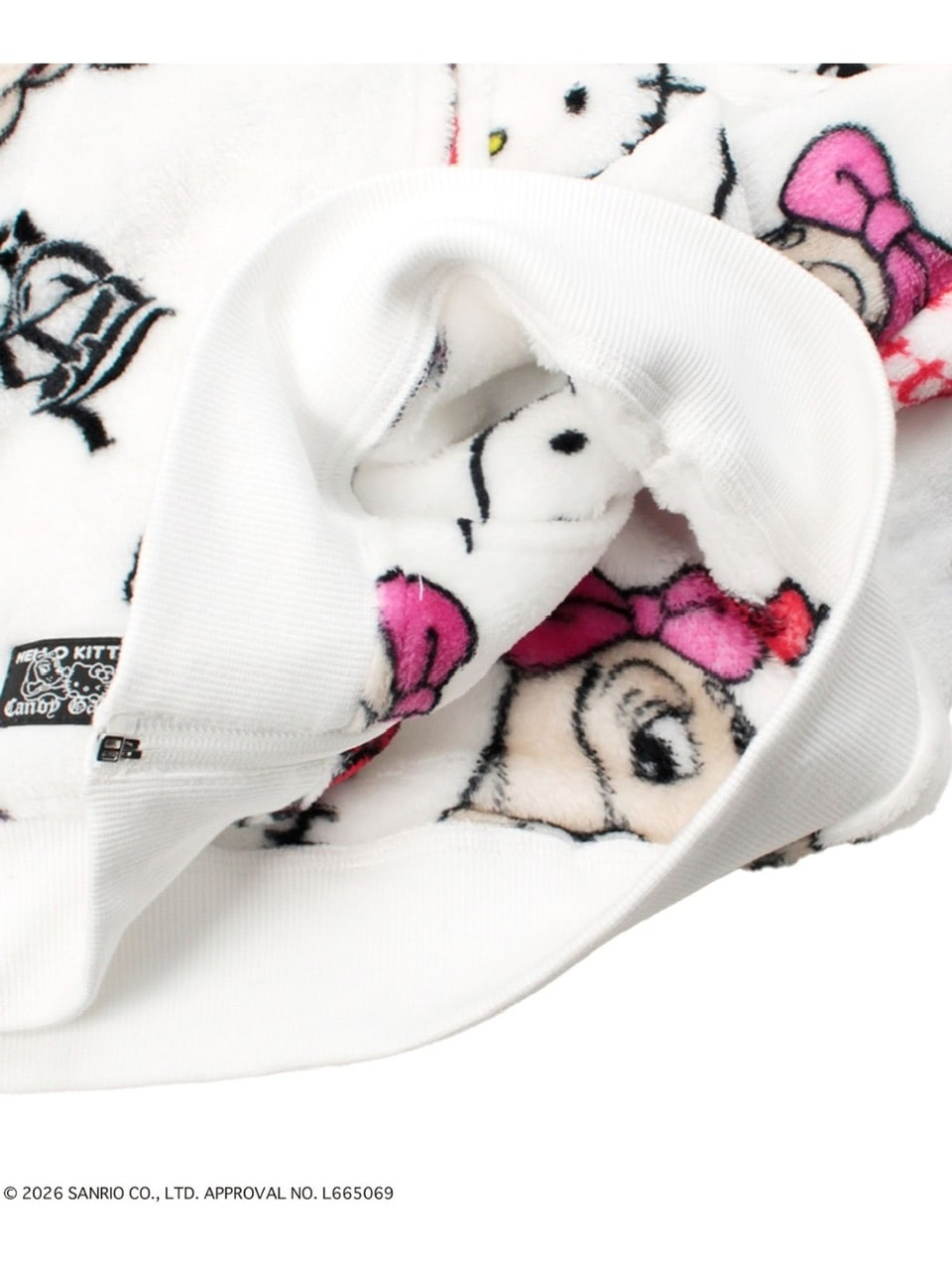 【GALFY×KITTY】ラブリーふわもこ3ピースSET UP / 【ガルフィー×キティー】総柄猫耳３ピースセットアップ