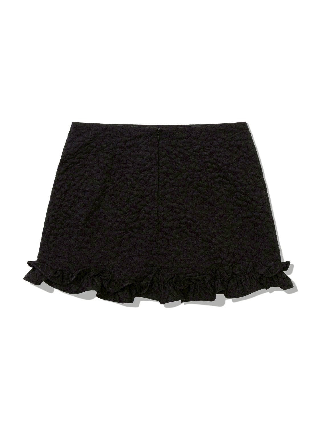 12/21 20:00 発売【Uglyshadow】FLOWER RUFFLE MINI SKIRT