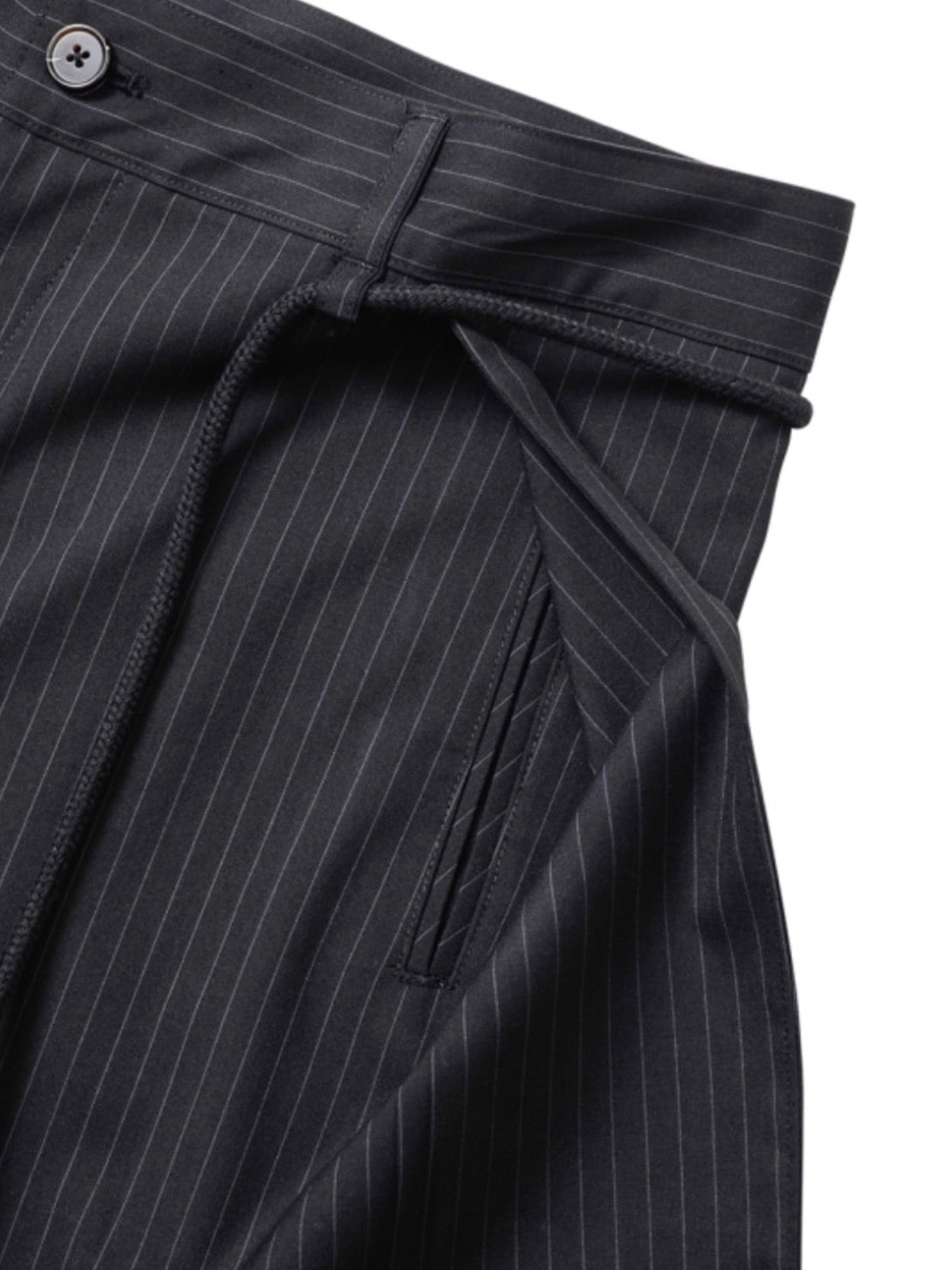 着画、物撮りまだ【AJOBYAJO】One Tuck Stripe Bermuda Pants