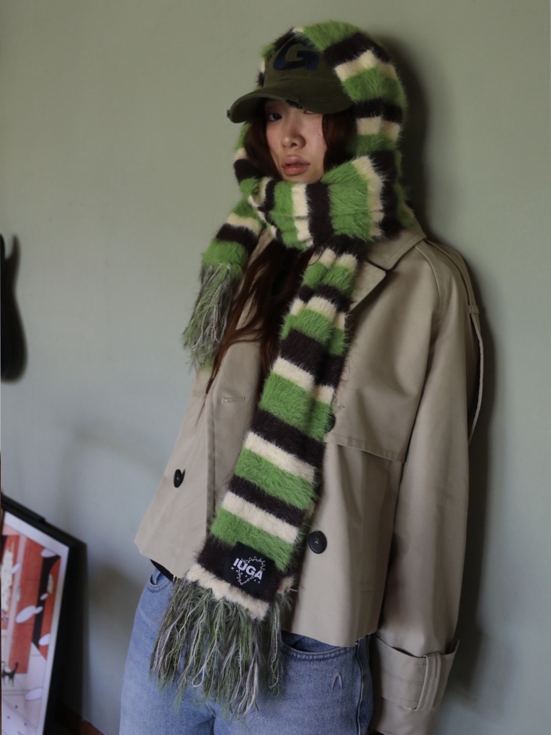 【IUGAMAKARAS】G Needlework Ball Cap