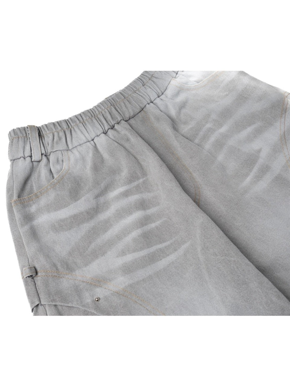 【RSSC】CURVED INCISION BALLOON DENIM PANTS