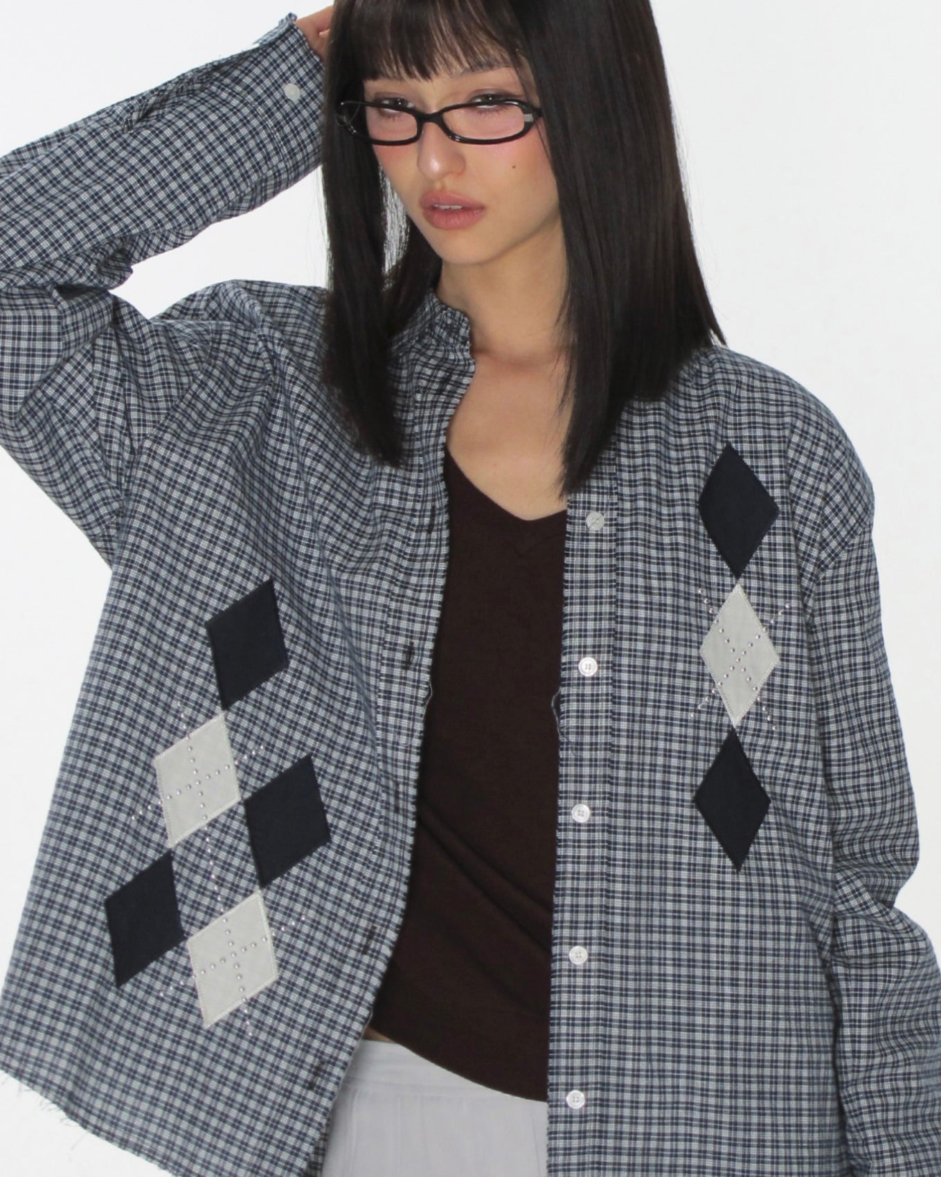 【CRANK】ARGYLE CHECK SHIRTS