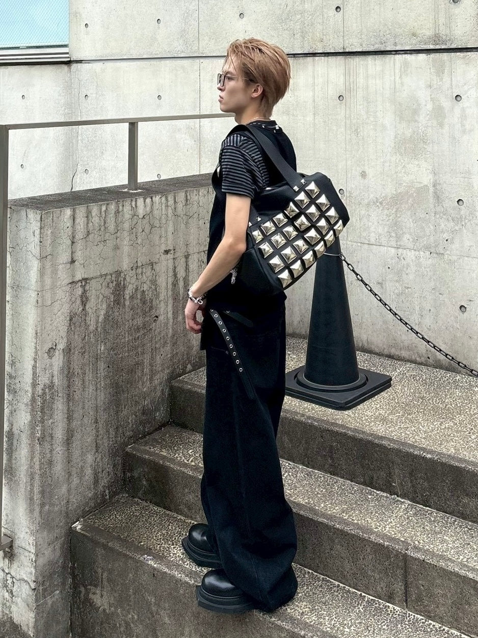 6/19 20:00発売 受注制【nmtc+】Studded Rib Tank Top (3color)