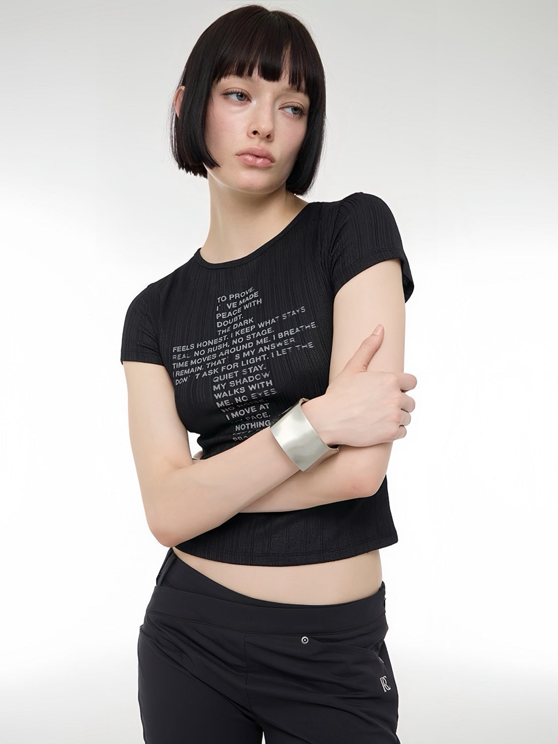 【ROCK CAKE】Cross Crop Top