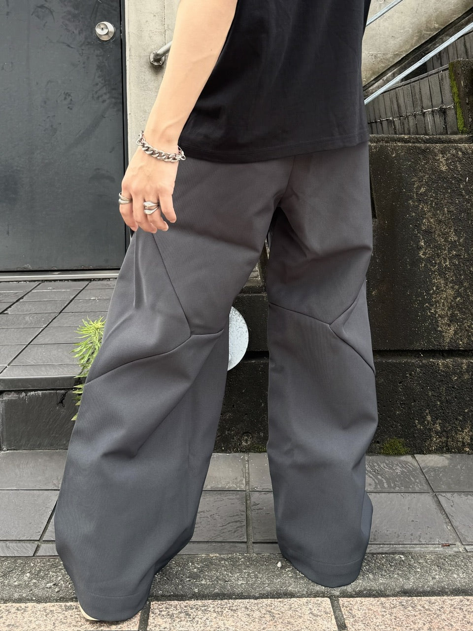 国際配送【RENOL】deform wide slacks (2color) – PRESSING WEB SHOP