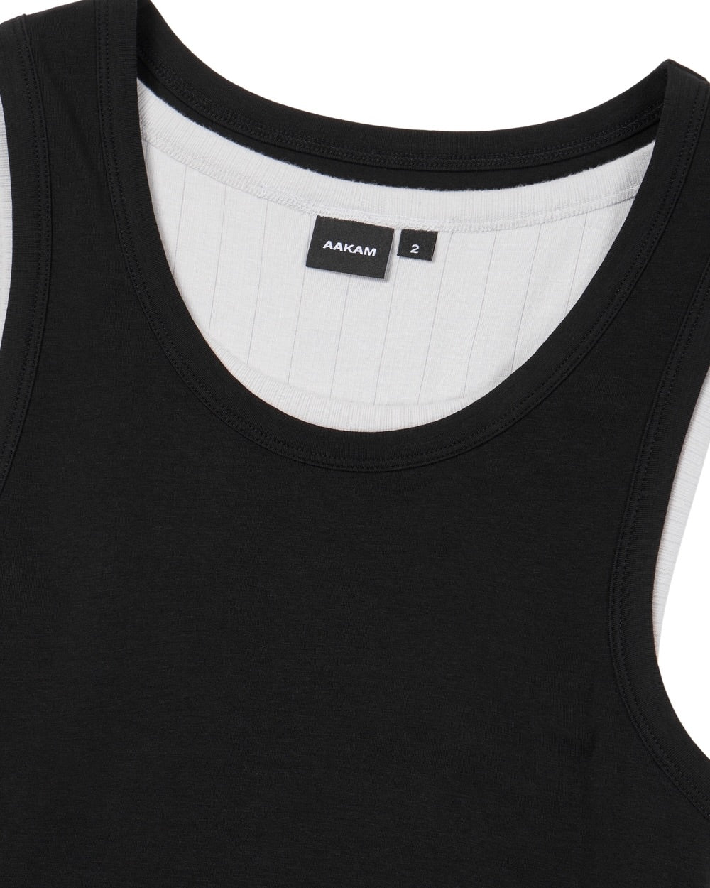 【AAKAM】2-Piece Layered Sleeveless