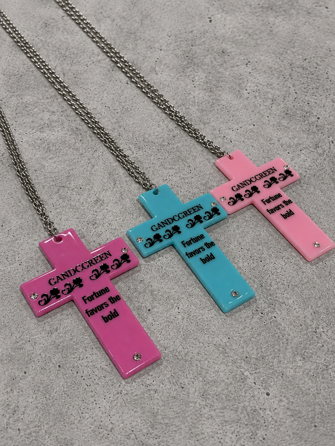 【Never mind the XU】cross fortune necklace (3color)