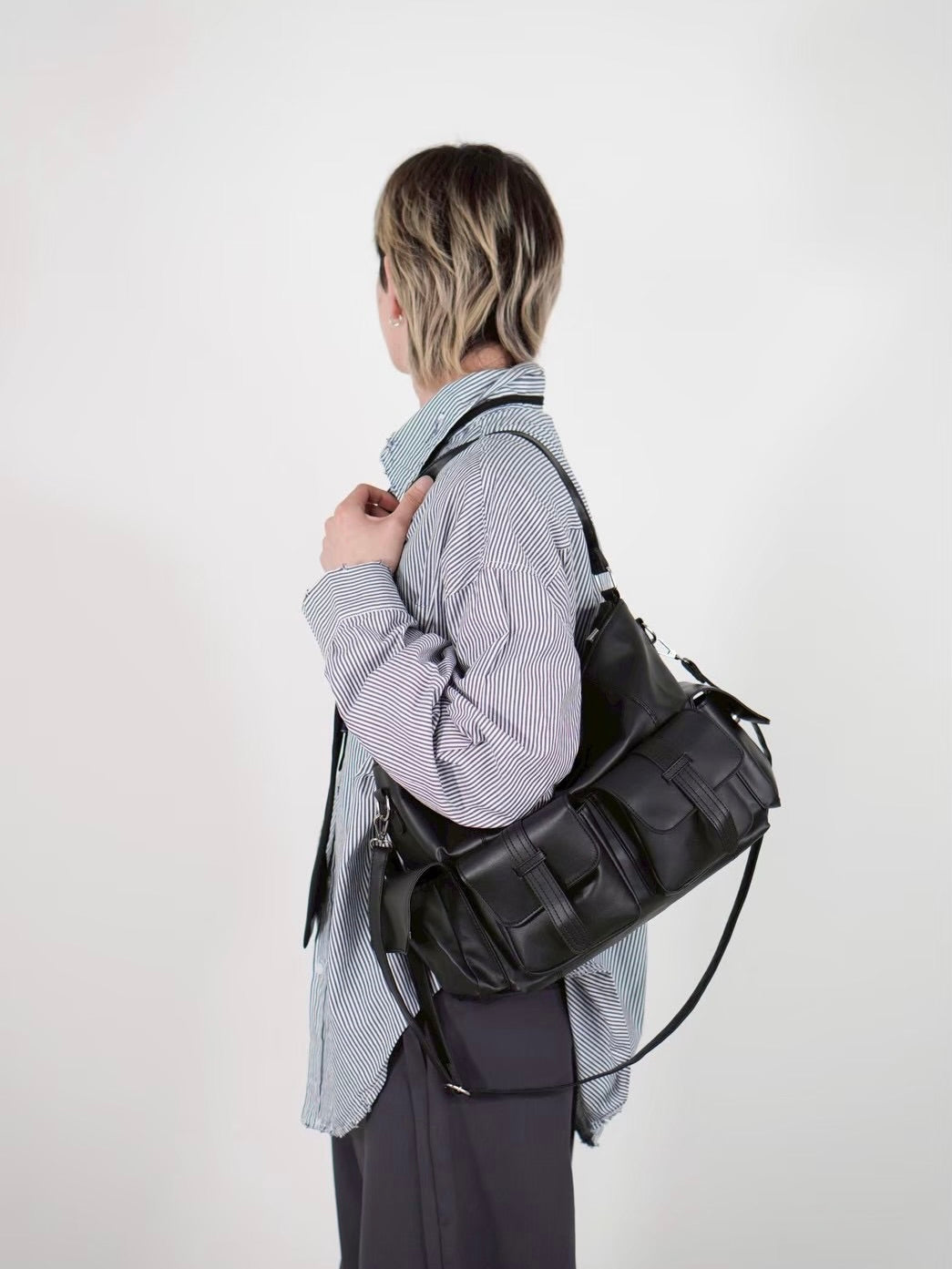 【Chikashitsu +】4pocket leather bag