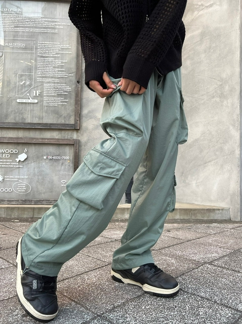 受注制【Chikashitsu +】design cargo pants (2color)