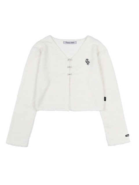 【FANCY CLUB】ALL SOFT HOOK CARDIGAN