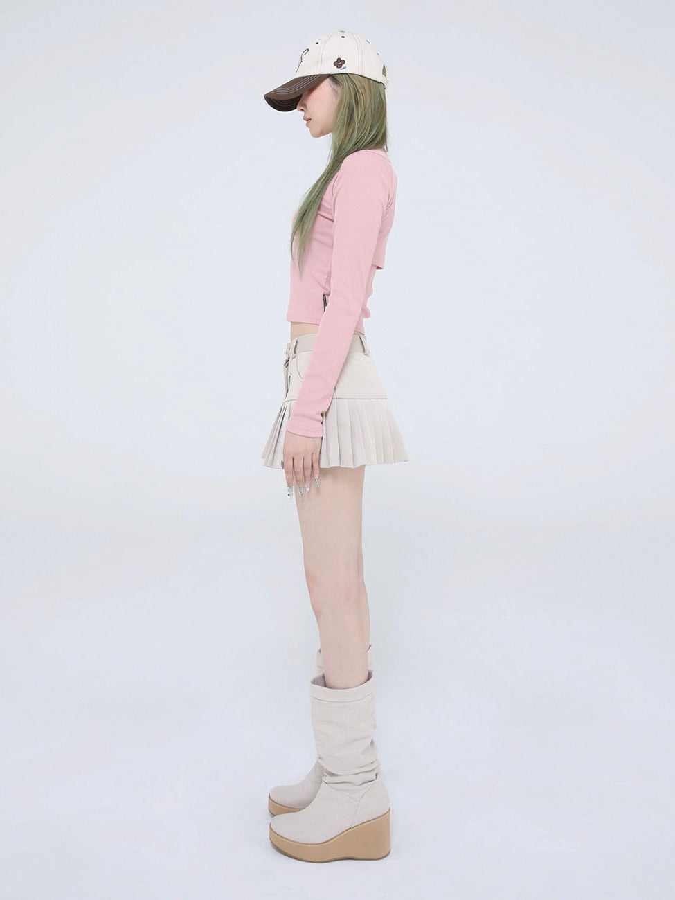 【Ugly shadow】DAILY CROP CARDIGAN