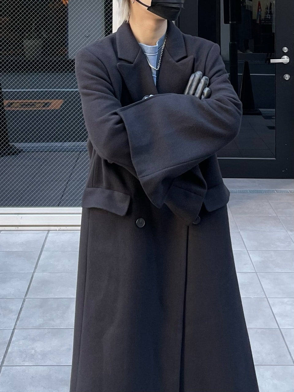 受注制【Chikashitsu +】arm zip gentleman coat (2color)