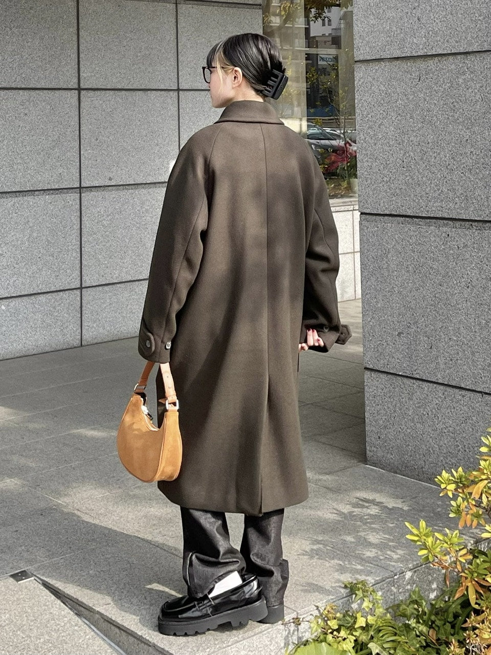 受注制【Chikashitsu +】high neck coat (3color)