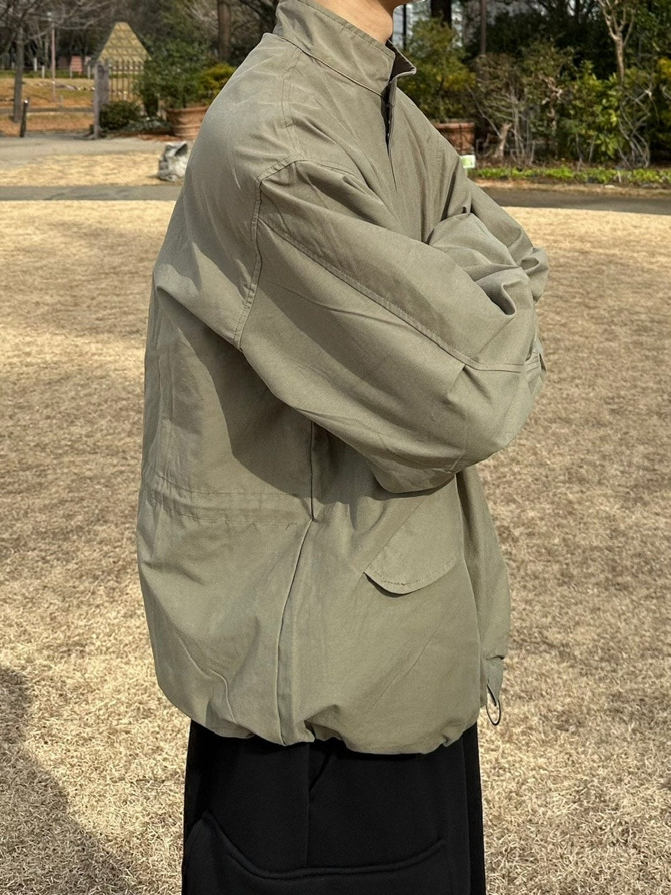 受注制【Chikashitsu +】cotton blouson(3color) / 【チカシツプラス】コットンジャケット