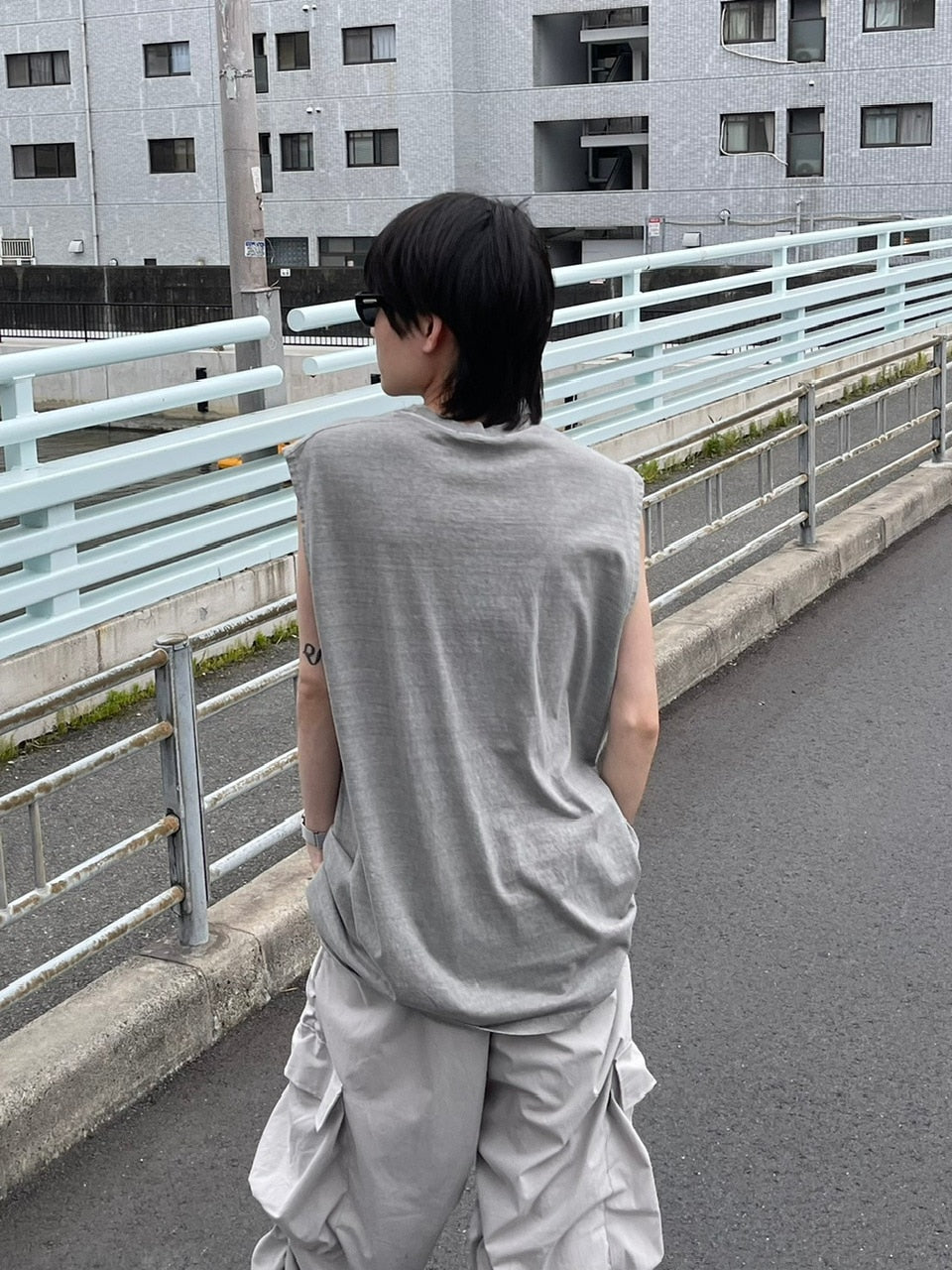 受注制【Chikashitsu +】basic cotton sleeveless (5color)