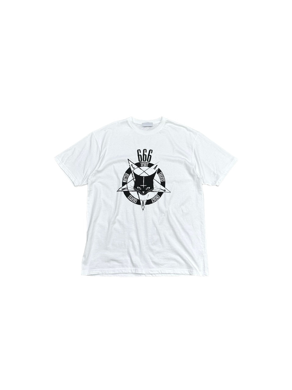 大阪店WEB限定【Chikashitsu +】oversized cats t-shirt (2color)