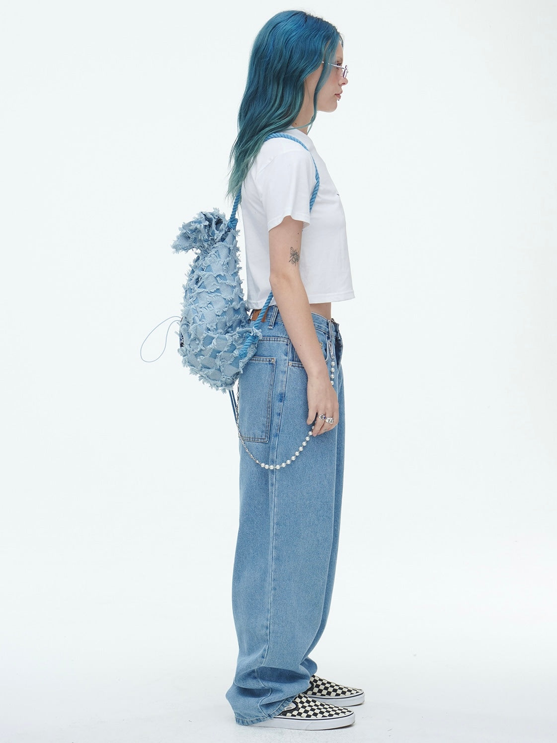 【SSERPE】CHECKERBOARD VAGABOND BAG