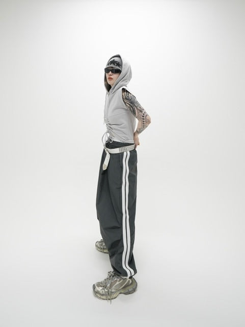 受注制【Never mind the XU】nylon track pants (2color)