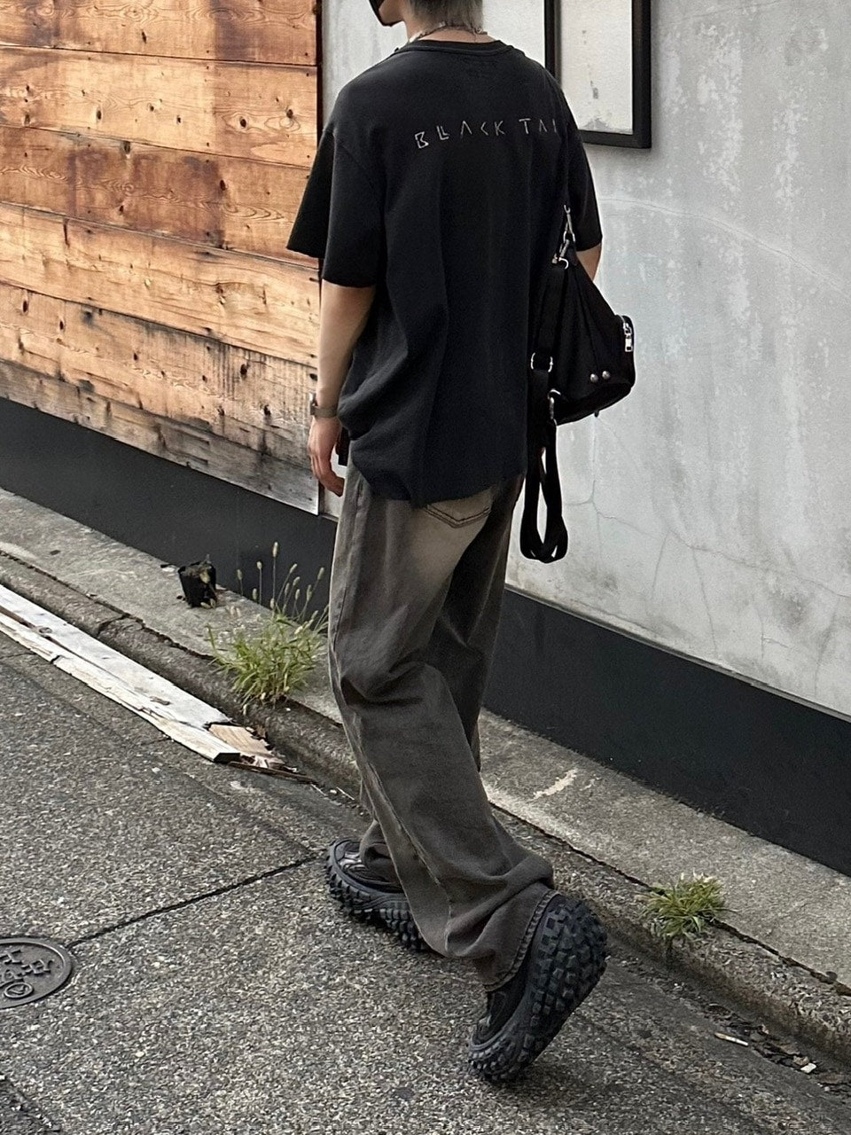 大阪店WEB限定受注制【Chikashitsu +】smokey brush deim pants (2color)