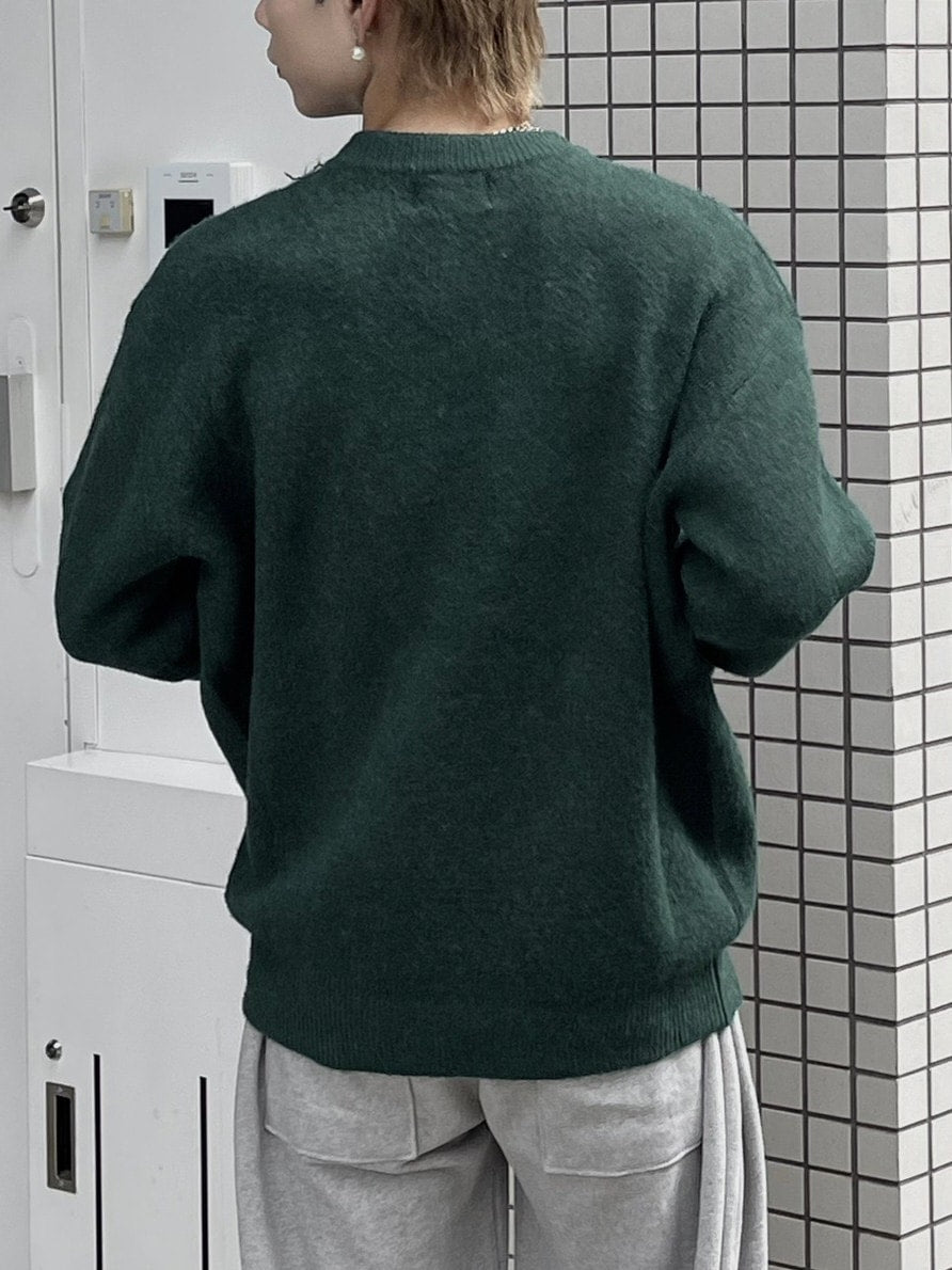 受注制【Chikashitsu +】unisex 6color knit (6color) / 【チカシツプラス】ユニセックス6カラー長袖ニット