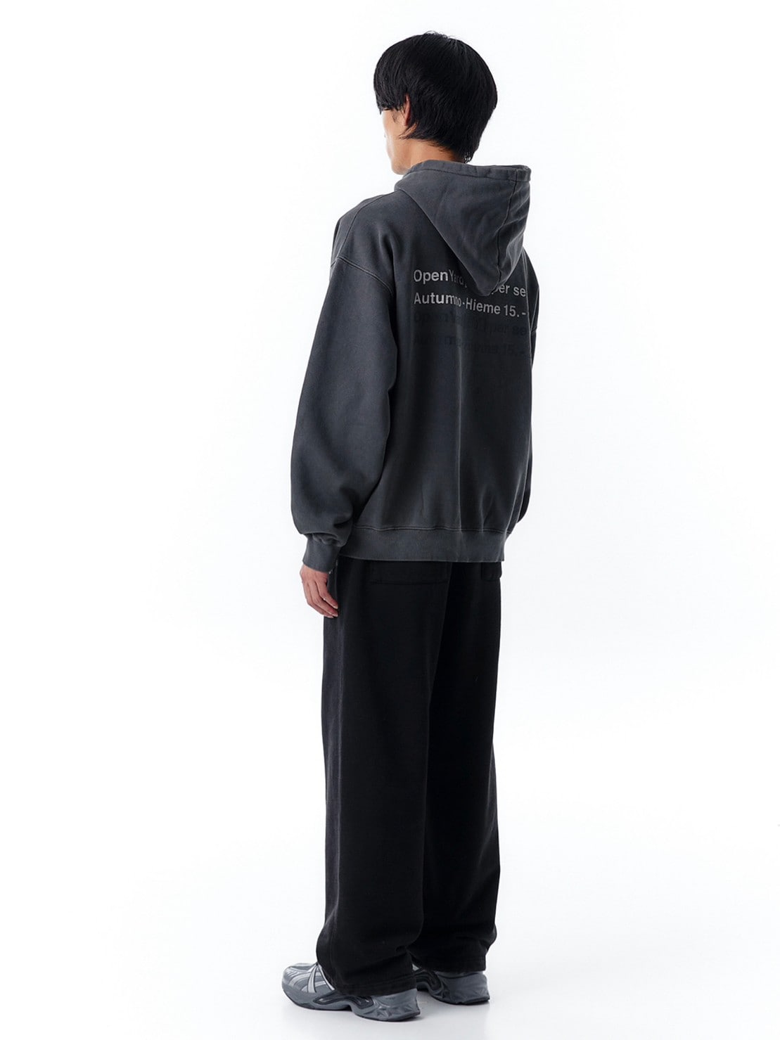 【OY】PIGMENT TYPO HOODIE