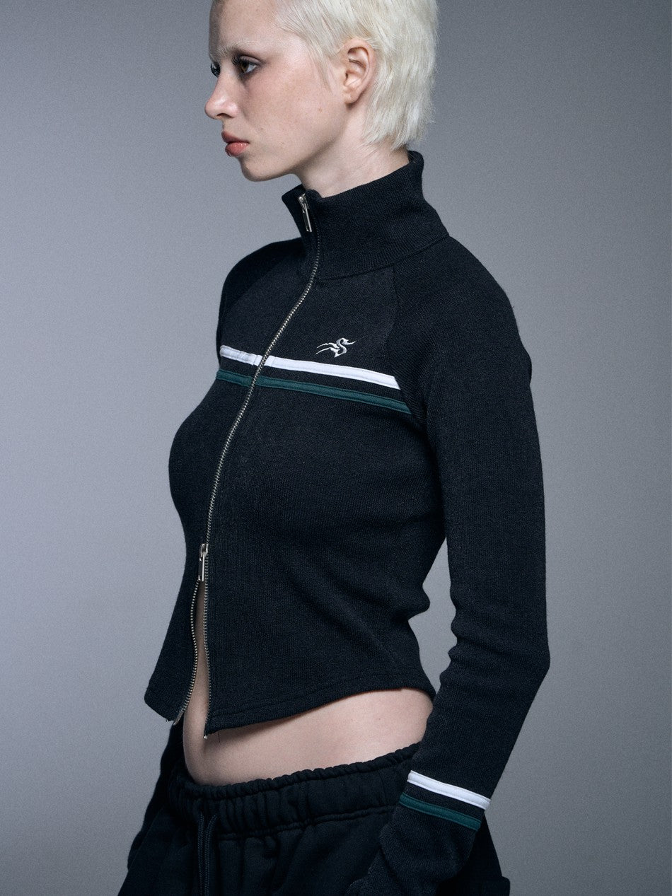 【SETUP‐EXE】RAGLAN HIGH NECK TWO-WAY ZIPUP