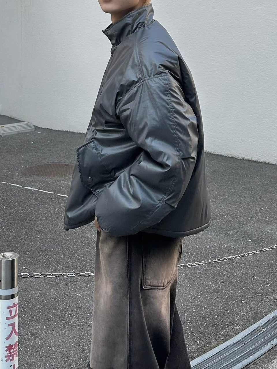 【Chikashitsu +】unisex padding blouson (4color) / 【チカシツプラス】ユニセックスパディングエムエーワン長袖ブルゾン