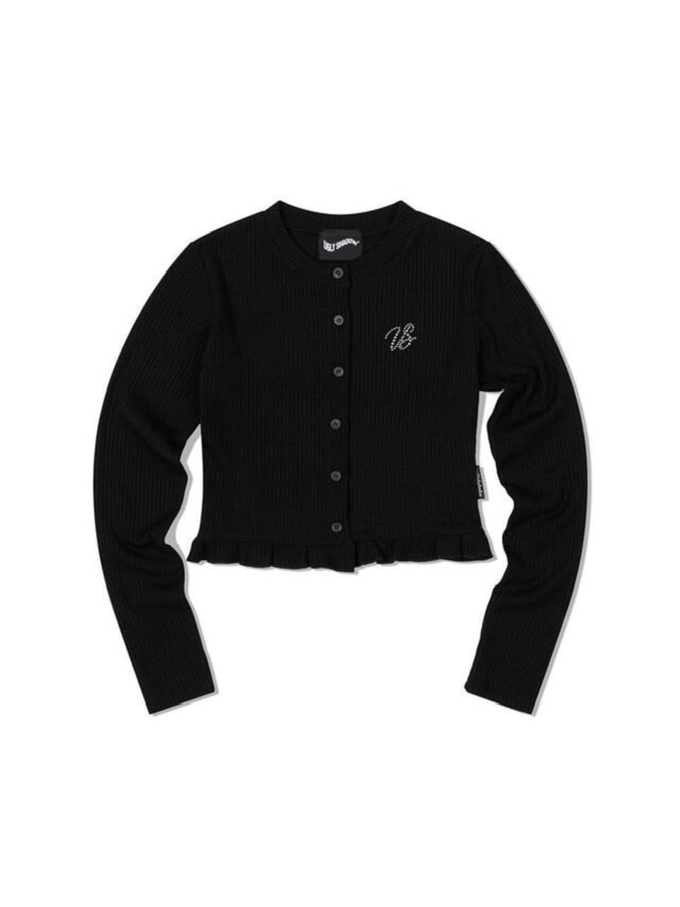 【Uglyshadow】CRYSTAL CARDIGAN / 【アグリーシャドウ】クリスタル長袖カーディガン