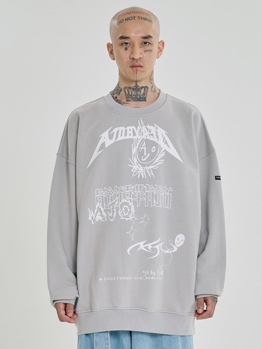 【AJOBYAJO】AJOLICA Collage Sweatshirt