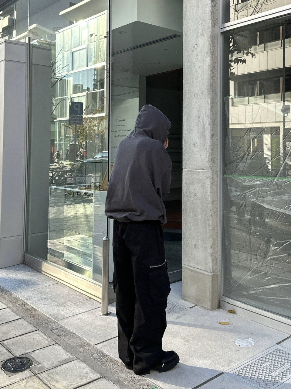 大阪店WEB限定受注制【Chikashitsu +】zip cargo pants