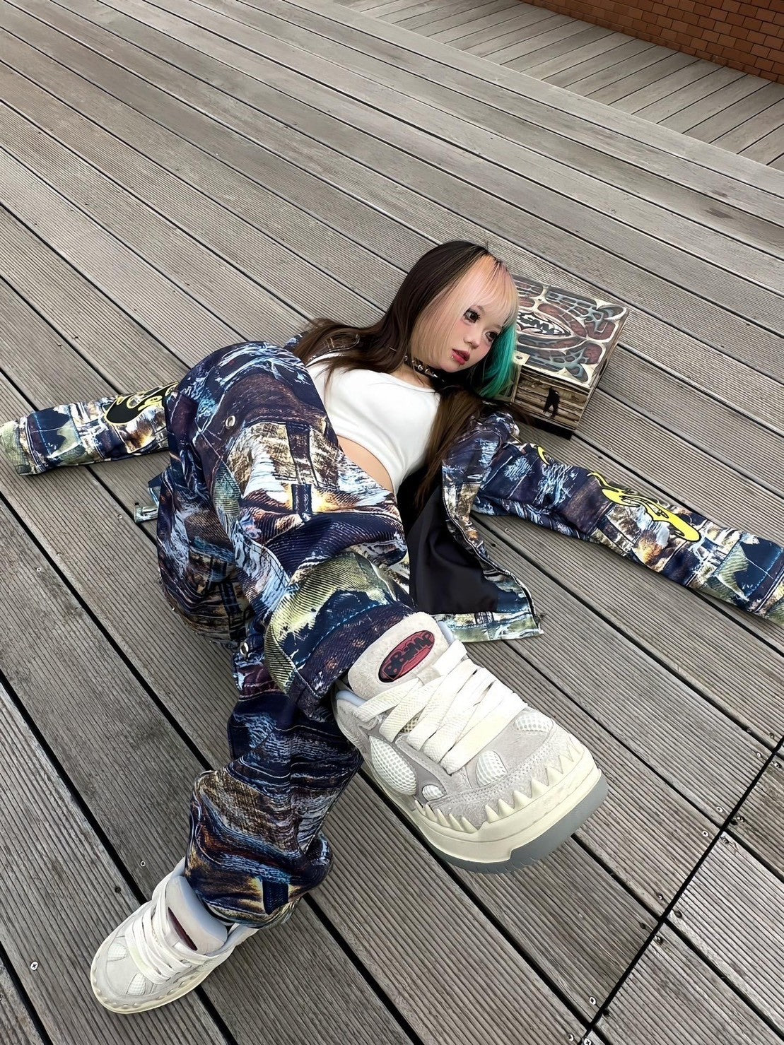 【BBIMP】BBIMP DINOSAUR FOSSIL SNEAKERS