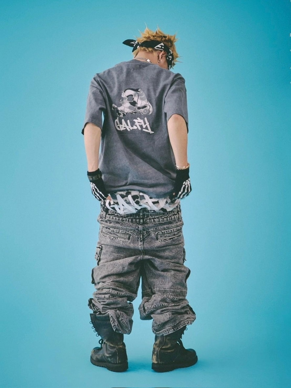 【GALFY】ガルフィーカモボックスロゴTee