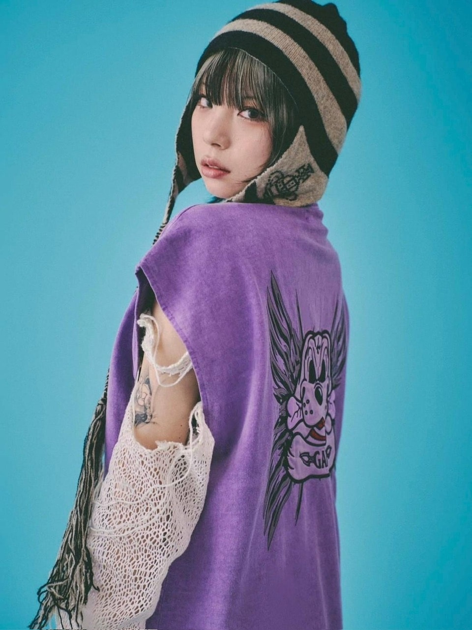 【GALFY】ゴリ厨二タンク / 【ガルフィー】ロゴプリントタンクトップ