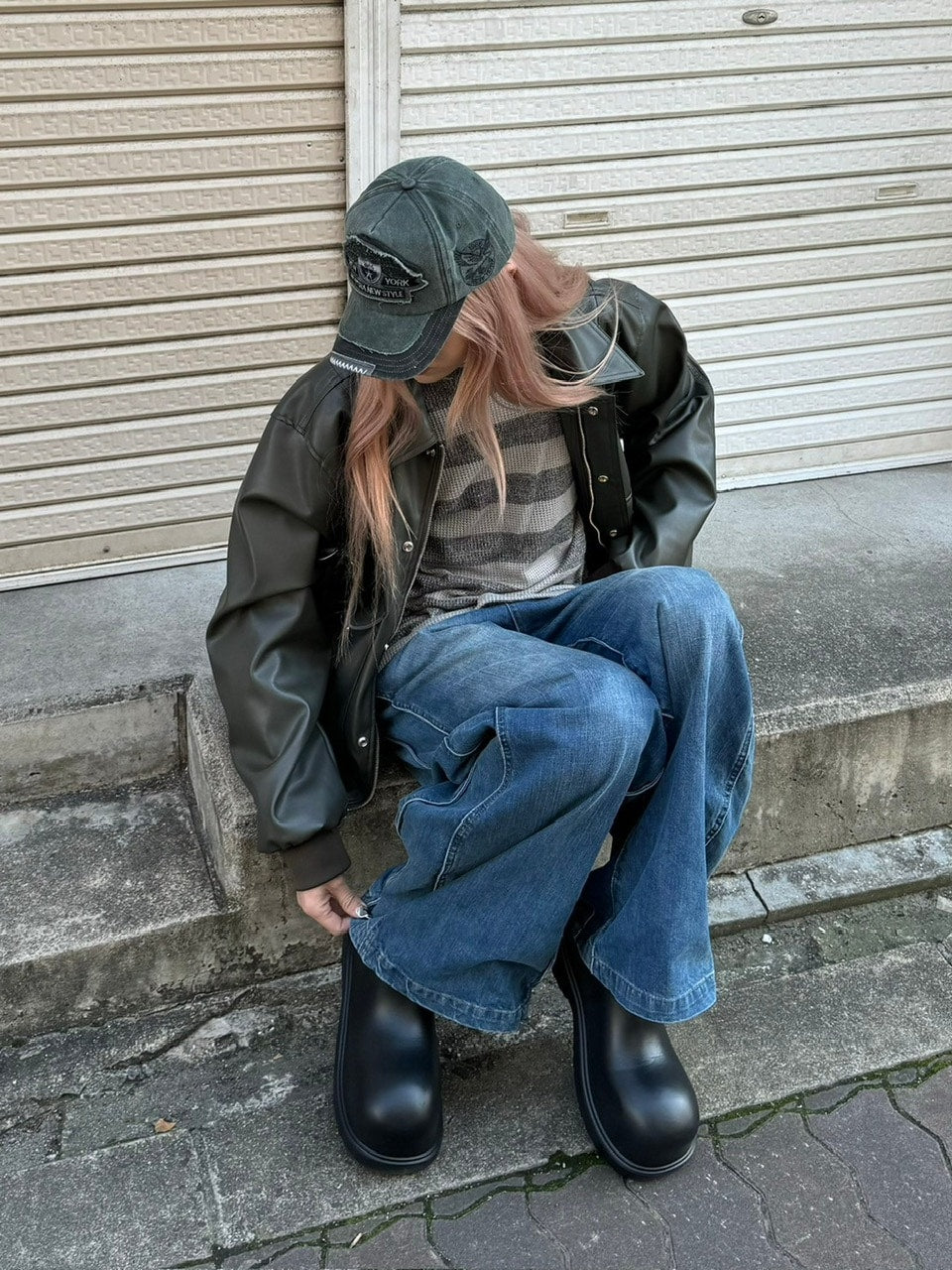 大阪店WEB限定【Chikashitsu +】vintage design cap (3color)