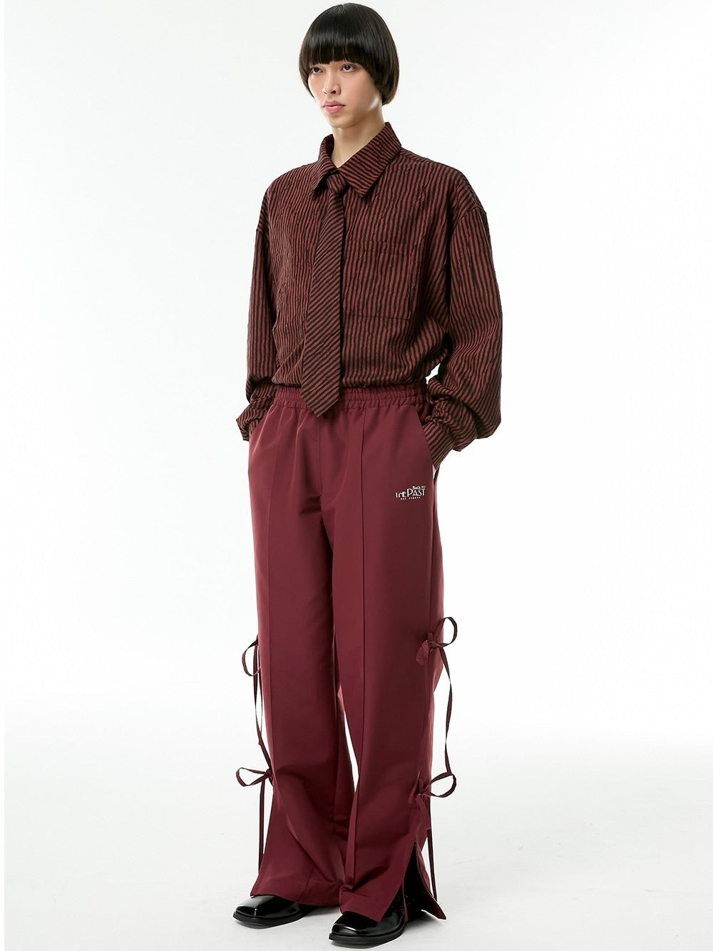 【ESC STUDIO】ribbon training pants