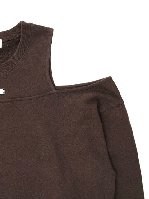 【ROCK CAKE】Open Shoulder Sweatshirt