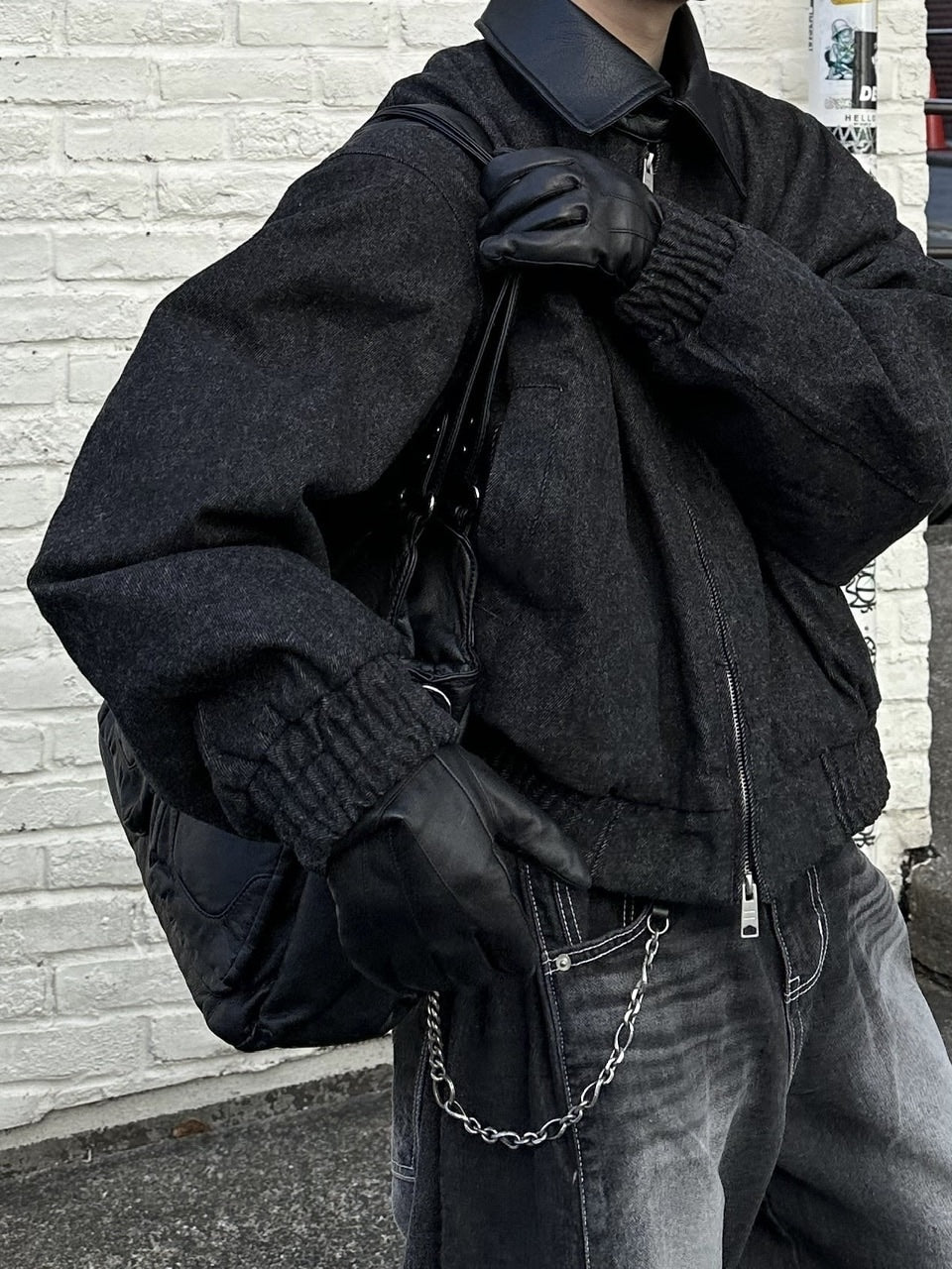 大阪店WEB限定【Chikashitsu +】leather pocket shoulder bag 3